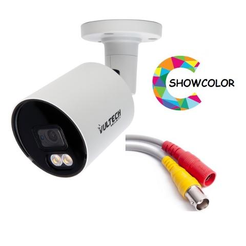 Telecamera Bullet 4in1 5 Megapixel 3,6mm Show Color Con Audio Vultech Security VS-UVC5050BUFSC-AOC