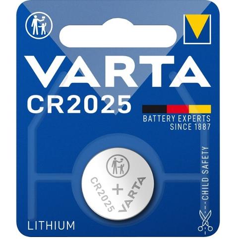 Batteria a Bottone 3V CR2025 VARTA