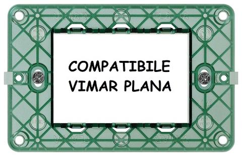 Telaio 3 Moduli Compatibile Vimar Plana Vimar