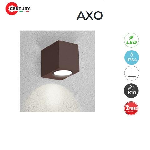 Applique LED AXO Monodirezionale IP54 Corten GU10 Century