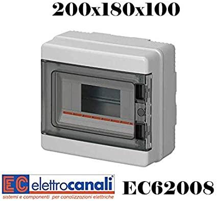 Centralino Da Parete 8 Moduli IP65 Serie Hight Elettrocanali
