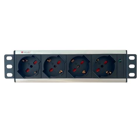 Multipresa 4 posti per Armadio Rack 10''