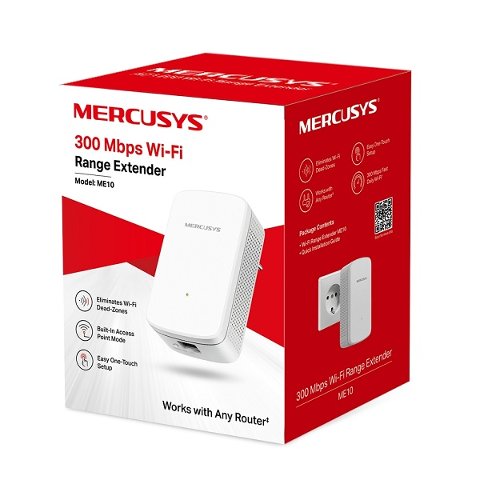 Ripetitore wifi N300 (Range Extender) con WPS Mercusys