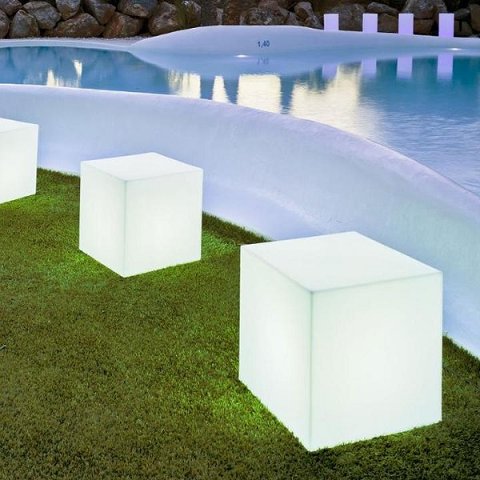 CUBY 20 OUTDOOR WHITE LIGHT IN DOOR & OUTDOOR USE New garden