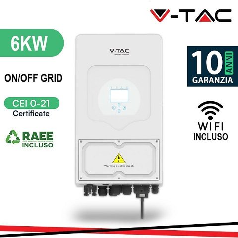 Inverter ON/Off Grid e Ibrido Sun 6kwSG03L