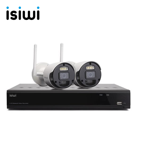 Kit TVCC Wifi 8 Canali 2Mp + 2 Bullet Wifi Connect S2 Isiw