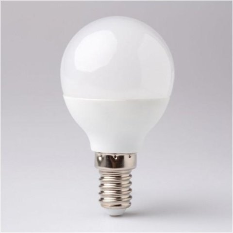 Lampada Mini Sfera Led 10w E14 Luce Fredda 900 Lumen Ecolight