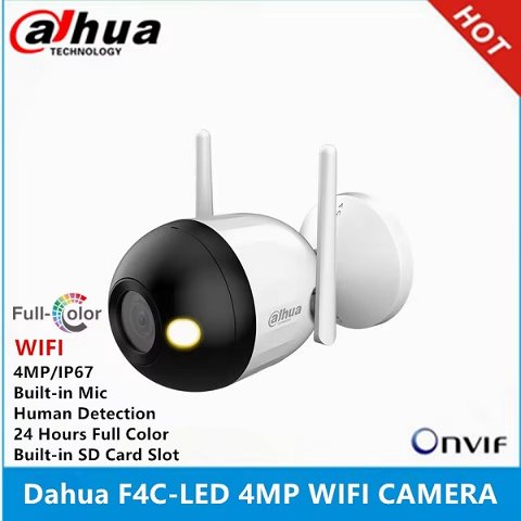 Telecamera DAHUA bullet IP/Wi-Fi Full-color IP67 4MP Dahua