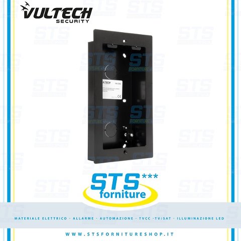 Cassetta ad incasso in alluminio per postazione esterna  VS-PE108-IP1S, VS-PE108-2IP1S Intercom Vultech Security