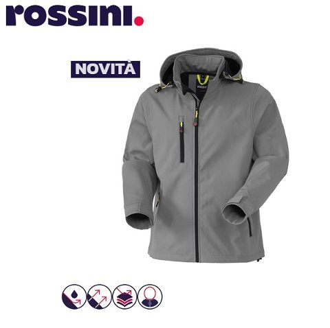 Giubotto Softshell R Boost Grigio Rossini