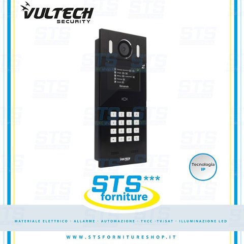 Pulsantiera Videocitofonica 2Mpx Numerica da esterno IP Linux, con schermo LCD 4,3