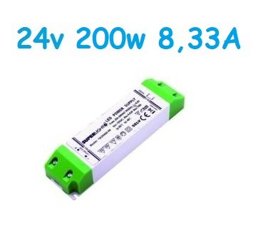 Led Driver Slim 24v 200w 8,33A Elcart