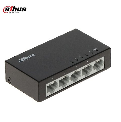 Switch 5 Porte Gigabit 10/100/1000 In Metallo DAHUA