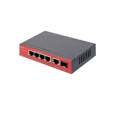 Switch 4 PoE + 1 Gigabit + 1 SFP gestito Witek