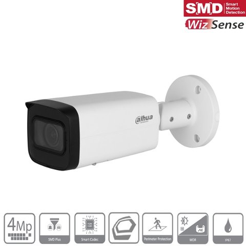 Telecamera Bullet IP 4 Megapixel 2,7-12mm WizSense Starlight DAHUA