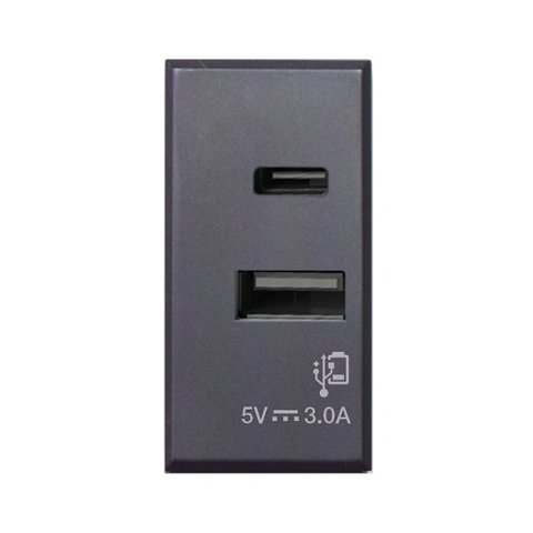 Caricatore Presa USB 3A + Type C AVE