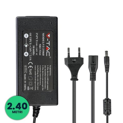 Alimentatore Stabilizzato 24Vcc 60w 2,5Ah V-TAC