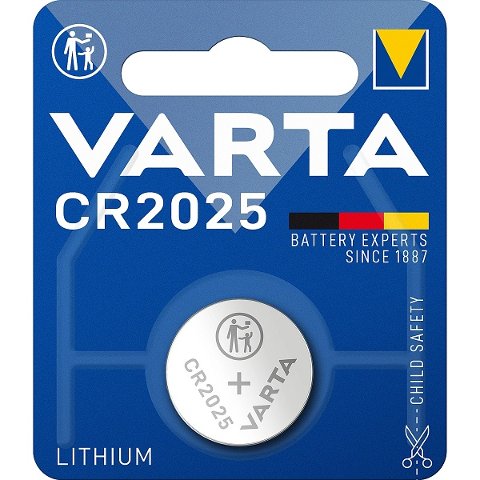 Batteria a Bottone 3V 2025 *(1pz) Varta