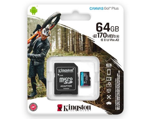 Micro SD HC Class 10 64Gb kingston