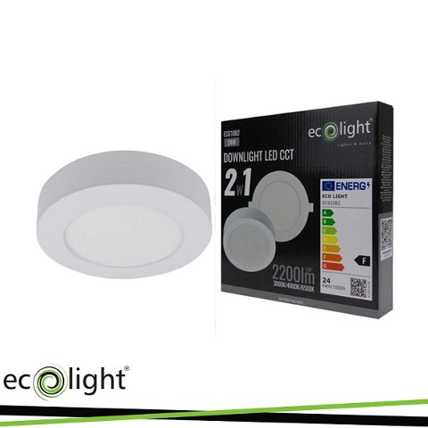 Pannello LED Rotondo 24w CCT Incasso e Superficie 2200 lumen