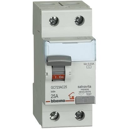 Interruttore Differenziale Puro 2x25A 0,03A Tipo F Bticino