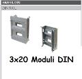 Supporto DIN 3x20 Moduli per Quadro Termoplastico 600x400
