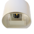Applique LED 6w Luce Natura doppia emissione Regolabile IP65 Bianco V-TAC VT-756
