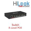 Switch 8 Porte POE 10/100 + 1 Uplink