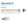 CAME Kit Mondrian 5 50Nm con perno Q per Tapparelle e tende