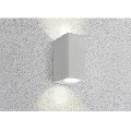 Applique LED AXO Quadrato Bidirezionale IP54 Grigio 2xGU10