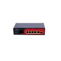 Switch 4 Porte POE 10/100 + 2 Porte Uplink 10/100 60w 250mt Safire