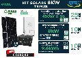 Kit Fotovoltaico 8 kW trifase con accumulo 9.6 kWh vtac 8 kW trifase