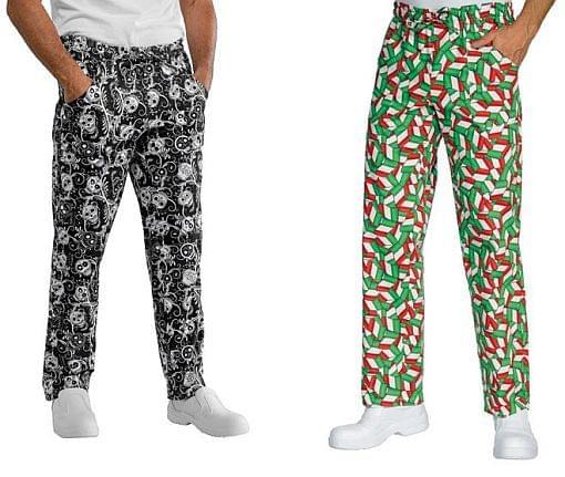 Pantalaccio cuoco varie colororazioni e motivi Isacco Brn