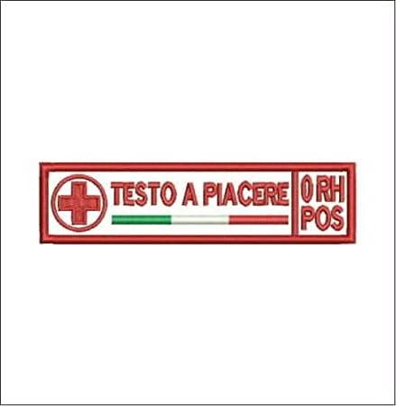 Patch NOMINATIVE con ruolo e gruppo sanguigno