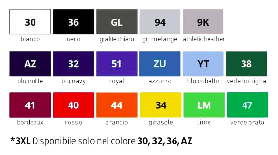 Polo uomo manica corta (3 bottoni, 100% cotone)