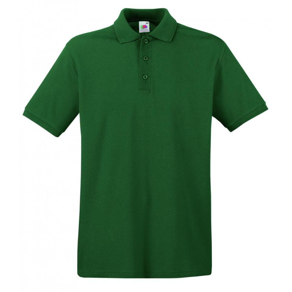 Polo uomo manica corta (3 bottoni, 100% cotone)