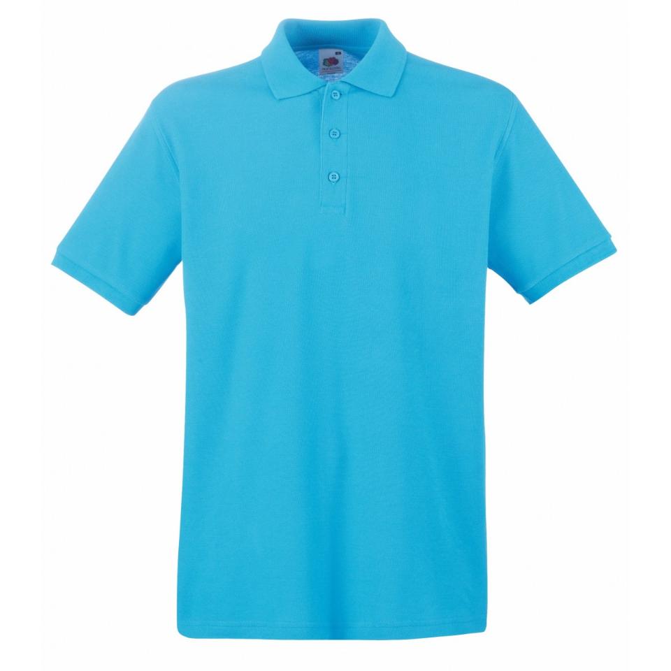 Polo uomo manica corta (3 bottoni, 100% cotone)