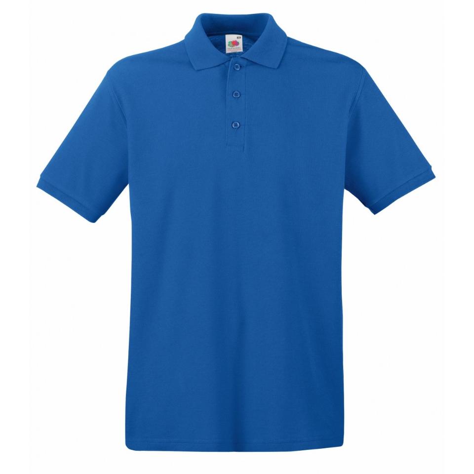Polo uomo manica corta (3 bottoni, 100% cotone)