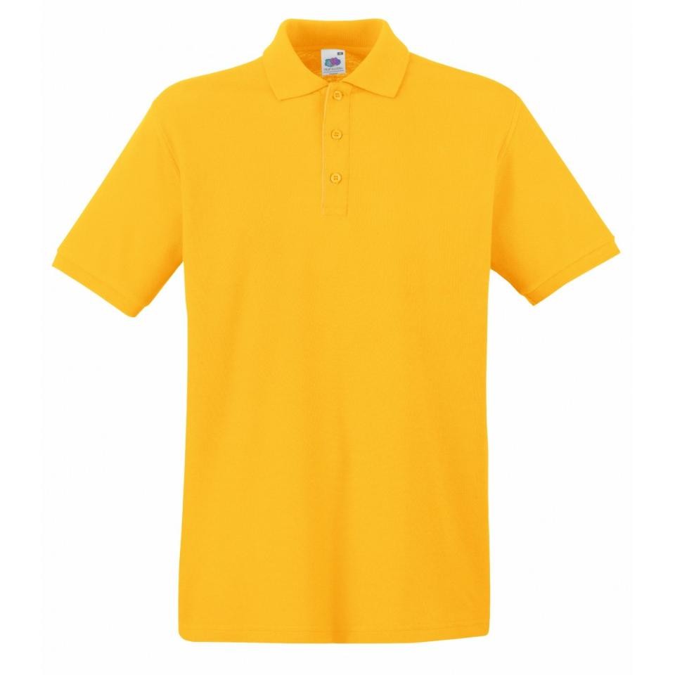 Polo uomo manica corta (3 bottoni, 100% cotone)