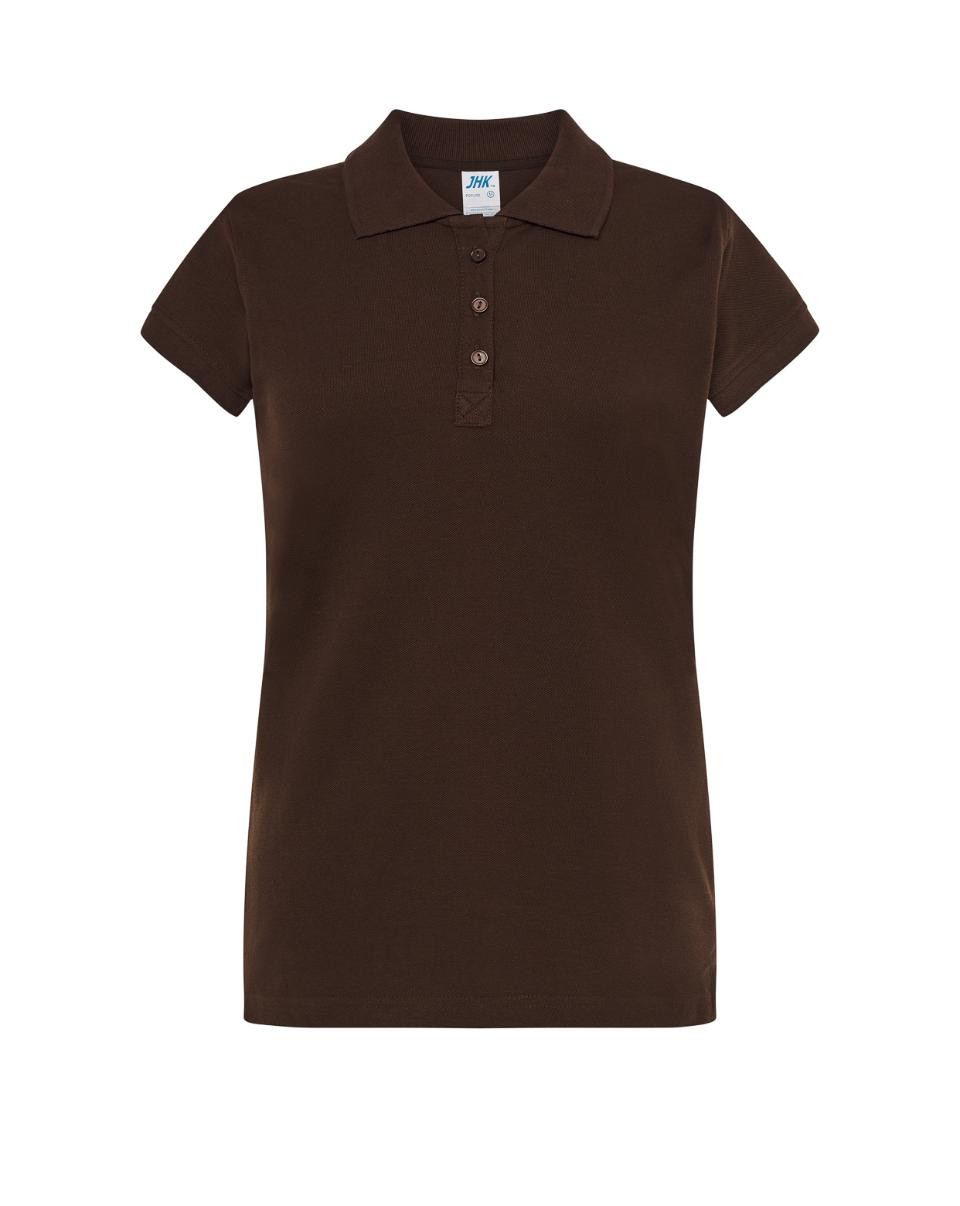 Polo manica corta donna slim (3 bottoni)