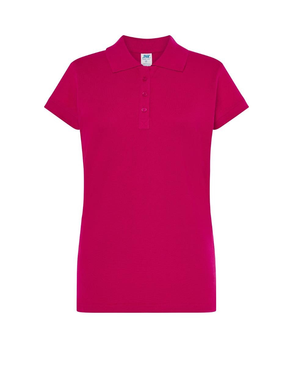 Polo manica corta donna slim (3 bottoni)