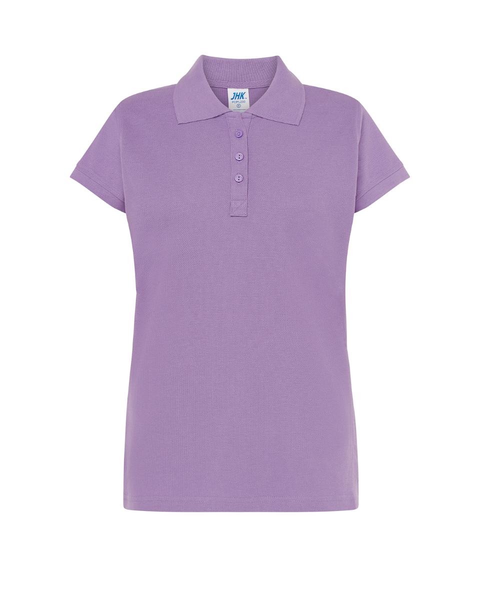 Polo manica corta donna slim (3 bottoni)