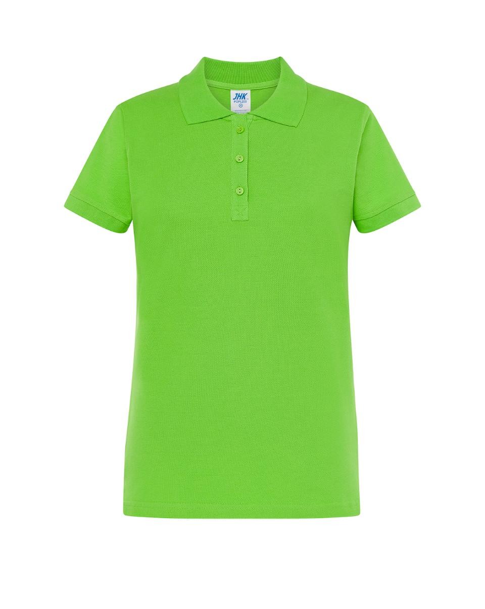 Polo manica corta donna slim (3 bottoni)
