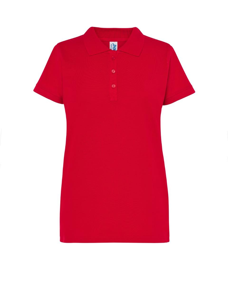 Polo manica corta donna slim (3 bottoni)