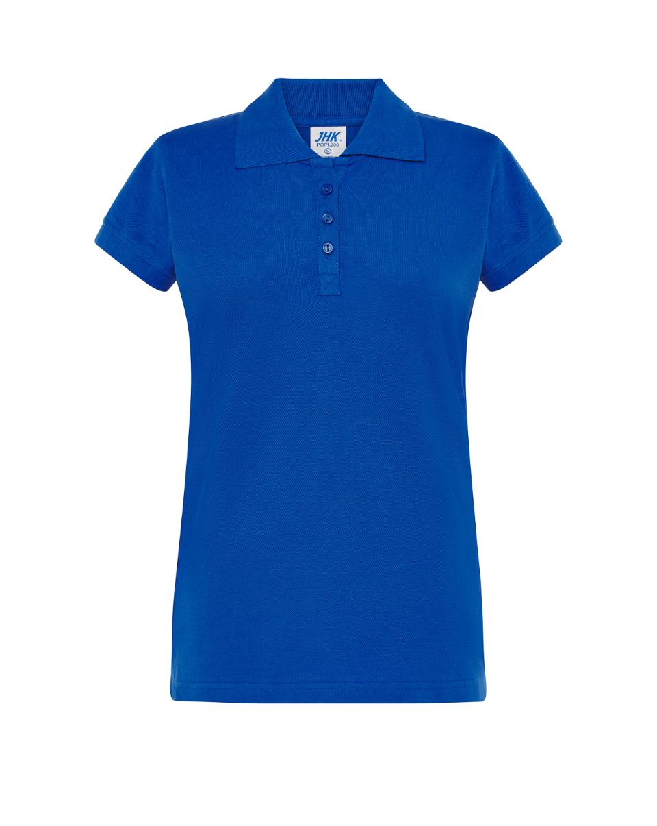 Polo manica corta donna slim (3 bottoni)