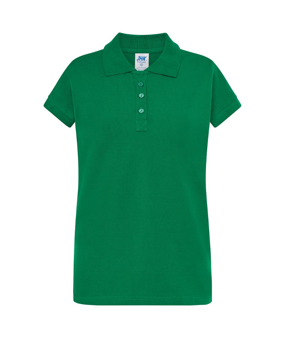 Polo manica corta donna slim (3 bottoni)
