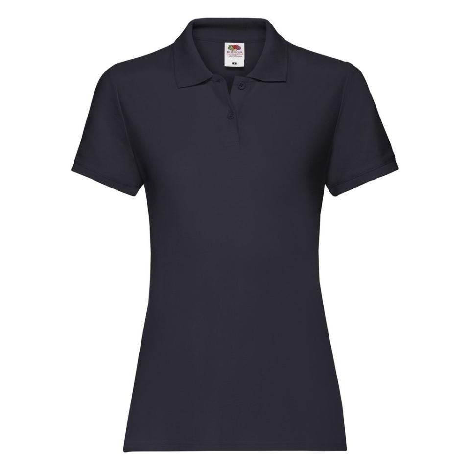 Polo manica corta donna slim (2 bottoni)