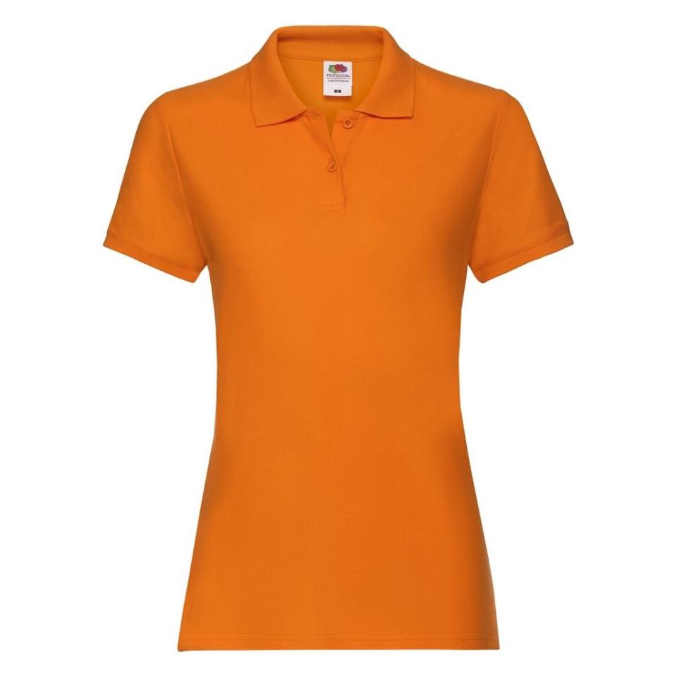 Polo manica corta donna slim (2 bottoni)