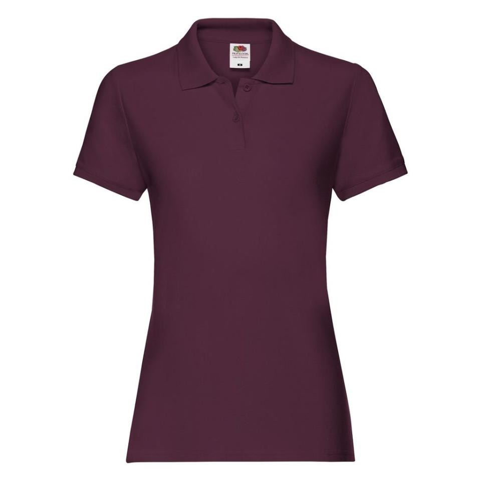 Polo manica corta donna slim (2 bottoni)