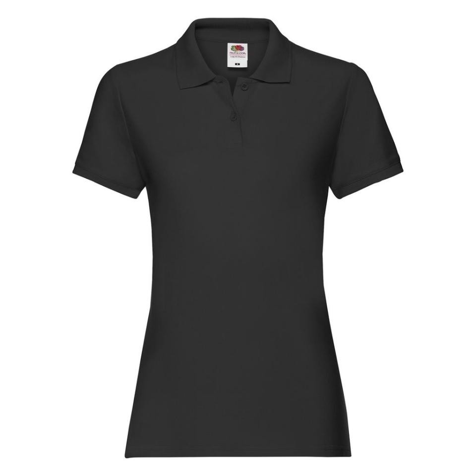 Polo manica corta donna slim (2 bottoni)